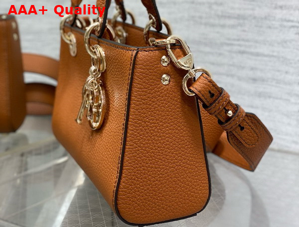 Dior Small Lady D Sire My Abcdior Bag Dark Brandy Bull Leather Replica