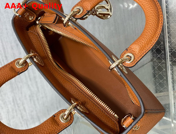 Dior Small Lady D Sire My Abcdior Bag Dark Brandy Bull Leather Replica