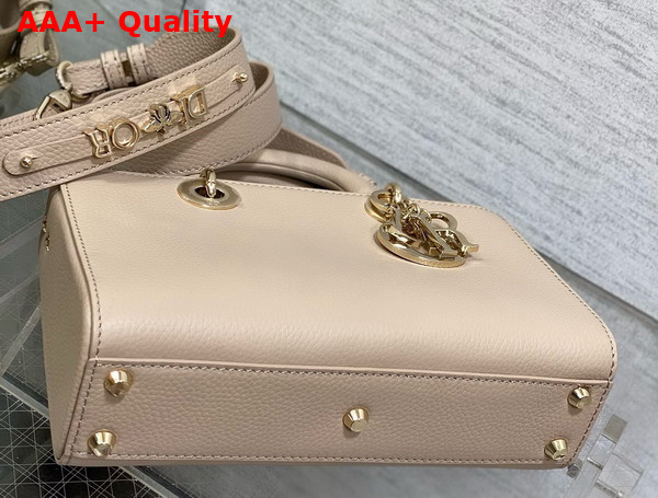 Dior Small Lady D Sire My Abcdior Bag Powder Beige Bull Leather Replica