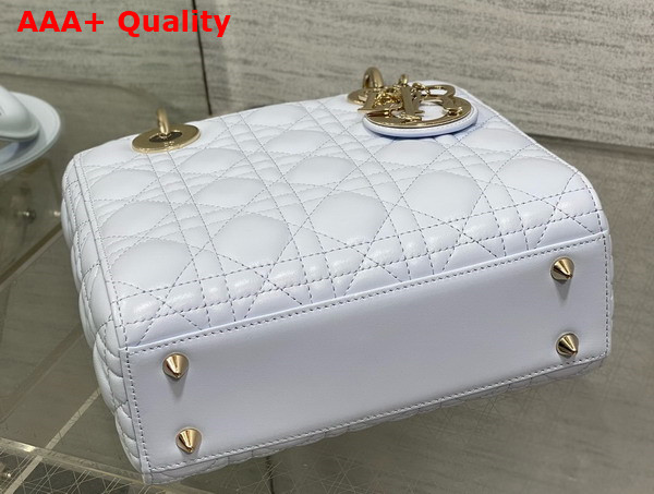 Dior Small Lady Dior My ABCDior Bag in Shirt Blue Cannage Lambskin Replica