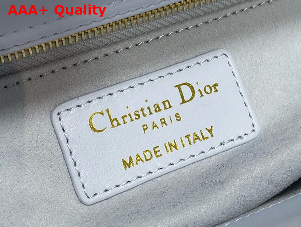 Dior Small Lady Dior My ABCDior Bag in Shirt Blue Cannage Lambskin Replica
