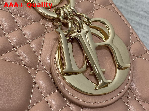 Dior Small Lady Dior My ABCdior Bag in Blush Cannage Lambskin Replica
