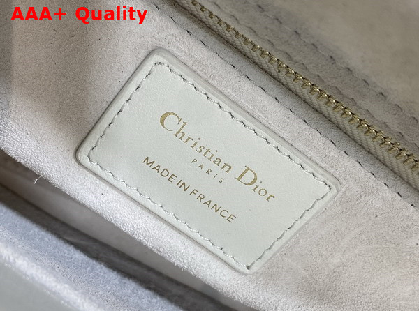Dior Small Lady Dior My ABCdior Bag in Latte Cannage Lambskin Replica