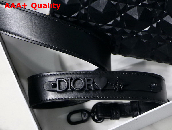 Dior Small Lady Dior My Abcdior Bag Black Cannage Calfskin with Diamond Motif Replica