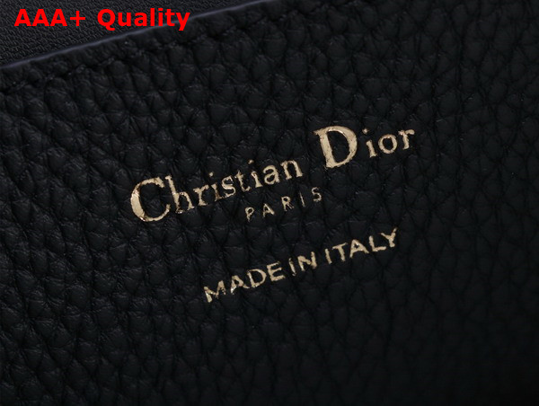 Dior Small Signature Bucket Bag in Black Grained Calfskin Replica