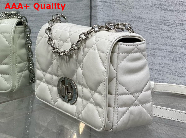Dior Small Soft Dior Caro Bag in Latte Macrocannage Lambskin Replica