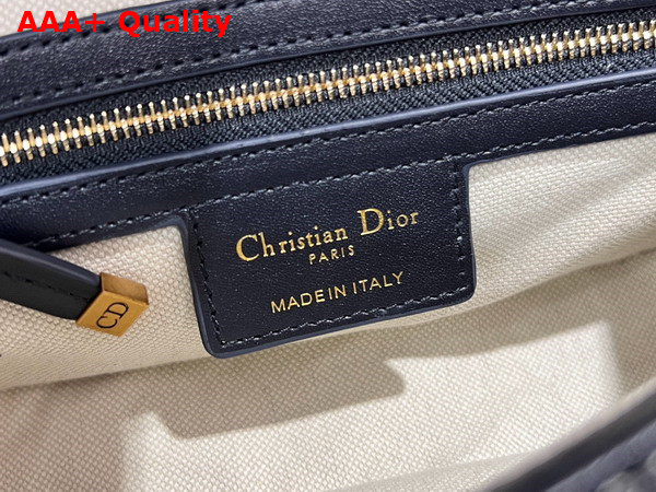 Dior Small Streetchic Bag in Blue Dior Oblique Jacquard and Smooth Calfskin Replica