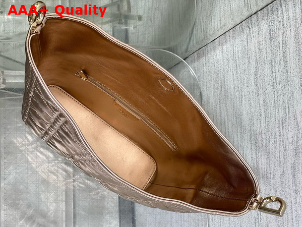 Dior Small Toujours Hobo Bag in Champagne Cannage Lambskin Replica