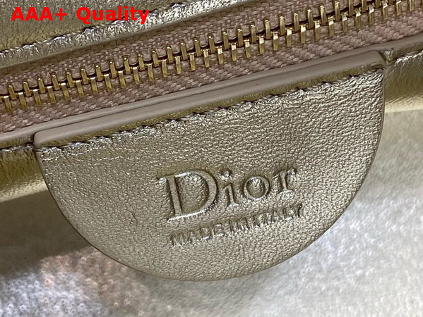 Dior Small Toujours Hobo Bag in Metallic Gold Cannage Lambskin Replica