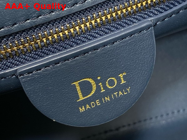 Dior Small Toujours Hobo Bag in Navy Blue Cannage Lambskin Replica