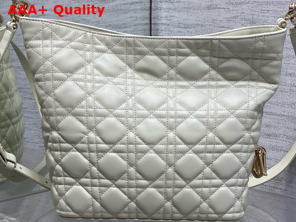 Dior Small Toujours Hobo Bag in Pale Green Cannage Lambskin Replica