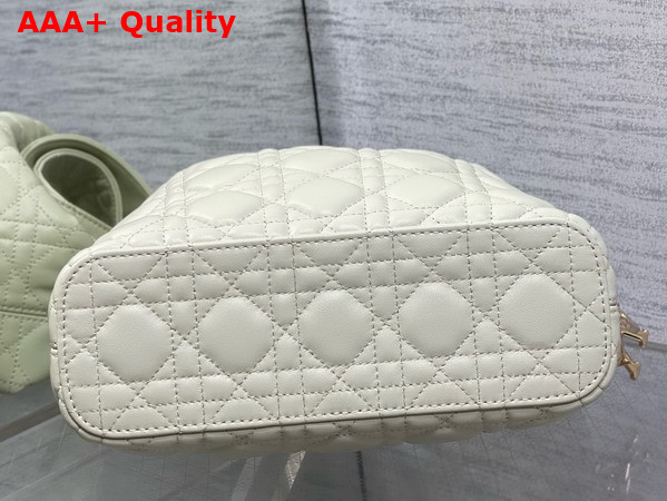 Dior Small Toujours Hobo Bag in Pale Green Cannage Lambskin Replica