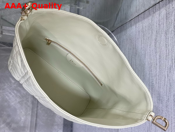 Dior Small Toujours Hobo Bag in Pale Green Cannage Lambskin Replica