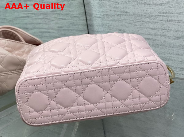 Dior Small Toujours Hobo Bag in Soupir Pink Cannage Lambskin Replica