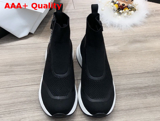 Dior Sock Sneaker in Black Technical Mesh Replica