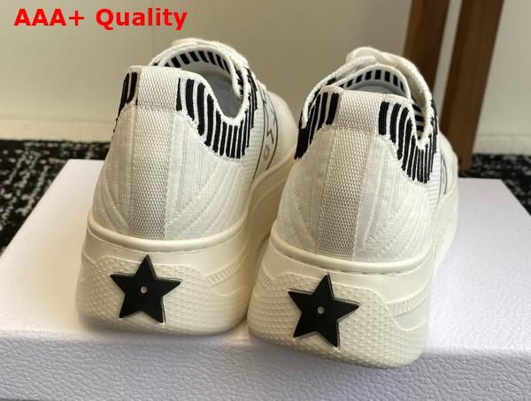 Dior Star Platform Sneaker in White Technical Mesh Replica