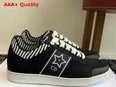 Dior Star Sneaker in Black Technical Mesh Replica