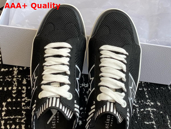 Dior Star Sneaker in Black Technical Mesh Replica