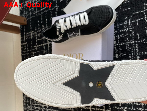 Dior Star Sneaker in Black Technical Mesh Replica
