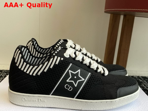 Dior Star Sneaker in Black Technical Mesh Replica