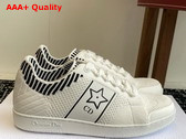 Dior Star Sneaker in White Technical Mesh Replica