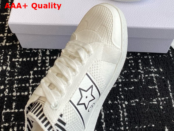 Dior Star Sneaker in White Technical Mesh Replica