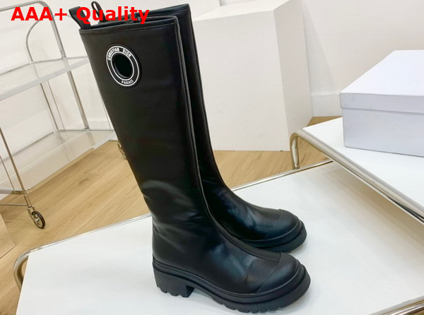Dior Symbol Boot Black Supple Calfskin Replica