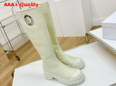Dior Symbol Boot White Supple Calfskin Replica