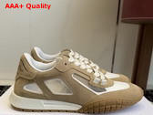 Dior Tech Sneaker Nude Suede Calfskin and Transparent Mesh Replica