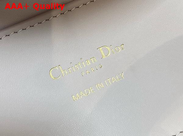 Dior Toujours Vertical Nano Tote Bag in Pale Pink Macrocannage Calfskin Replica