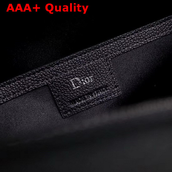 Dior Travel Bag in Black Grained Calfskin Replica
