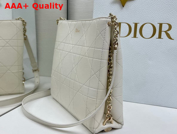 Dior Trianon Bag with Chain Trench Flat Macrocannage Lambskin Replica