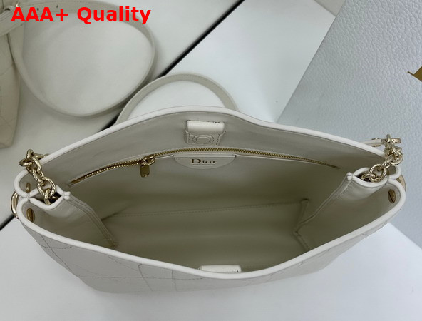 Dior Trianon Bag with Chain Trench Flat Macrocannage Lambskin Replica