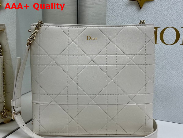 Dior Trianon Bag with Chain Trench Flat Macrocannage Lambskin Replica