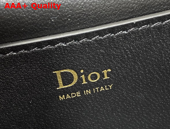 Dior Trianon Soft Vanity Mini Bag Black Flat Macrocannage Lambskin Replica