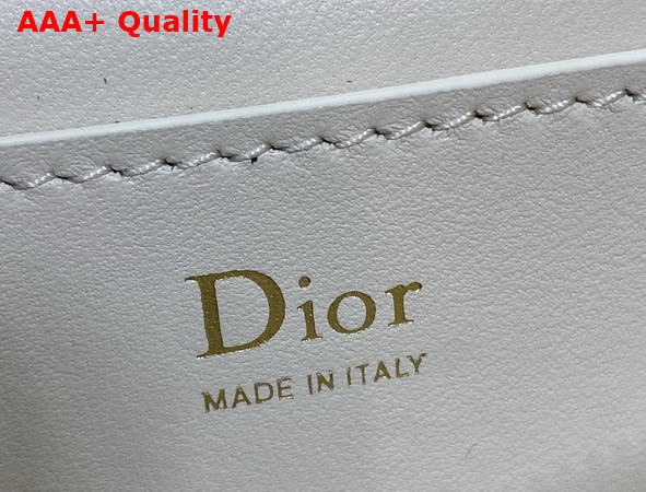 Dior Trianon Soft Vanity Mini Bag Craie Flat Macrocannage Lambskin Replica