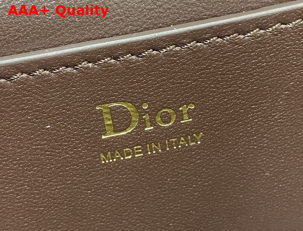 Dior Trianon Soft Vanity Mini Bag New Marron Flat Macrocannage Lambskin Replica