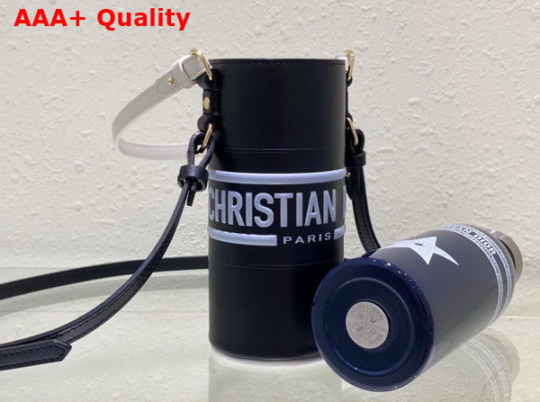 Dior Vibe Bottle Holder Blue Calfskin Replica