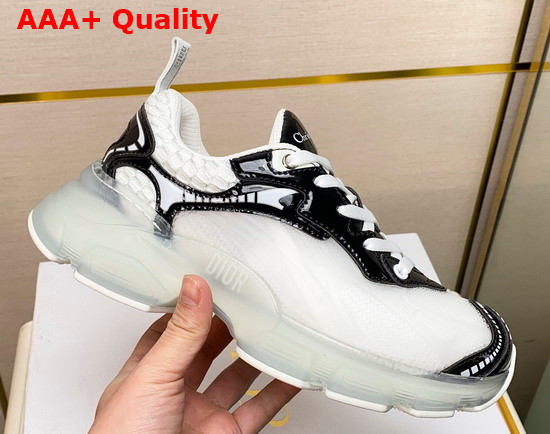 Dior Vibe Sneaker White Mesh and Black Technical Fabric Replica