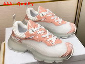 Dior Vibe Sneaker White Mesh and Pink Technical Fabric Replica
