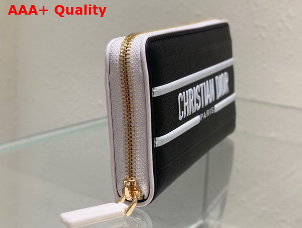 Dior Vibe Voyageur Wallet Blue Calfskin Replica