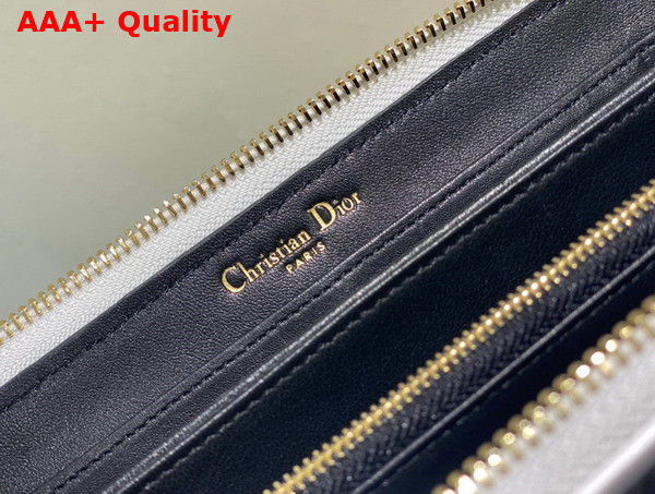 Dior Vibe Voyageur Wallet Blue Calfskin Replica