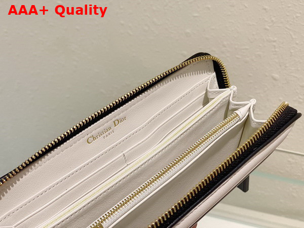 Dior Vibe Voyageur Wallet White Calfskin Replica