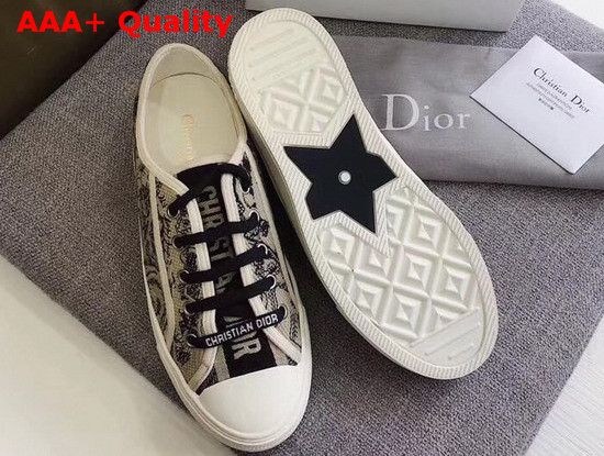 Dior Walk N Dior Sneaker Embroidered with Toile De Jouy Replica