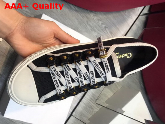 Dior Walk N Dior Sneaker in Black Canvas Replica