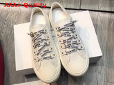 Dior Walk N Dior Sneaker in White Canvas Replica
