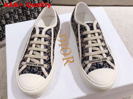 Dior Walk n Dior Sneaker Black Strass Replica