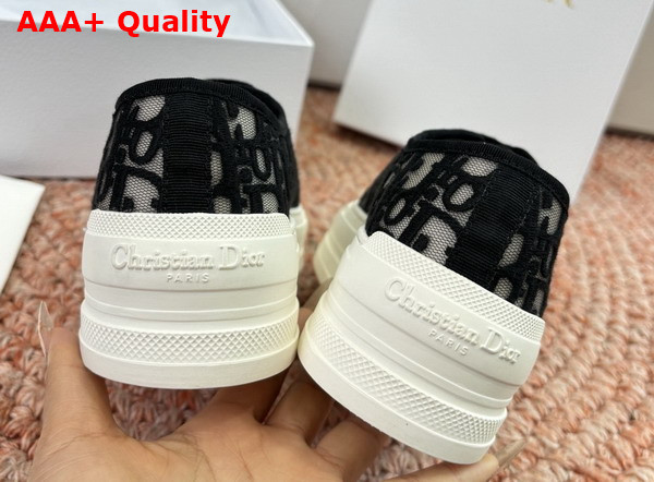Dior Walk n Dior Sneaker in Black Dior Oblique Embroidered Mesh Replica