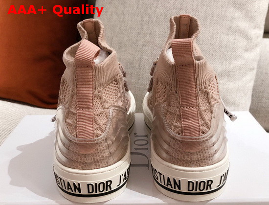 Dior Walk n Dior Sneaker in Nude Technical Mesh with Cannage Embroidery Replica