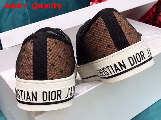 Dior WalknDior Sneaker in Plumetis and Nude Mesh Replica